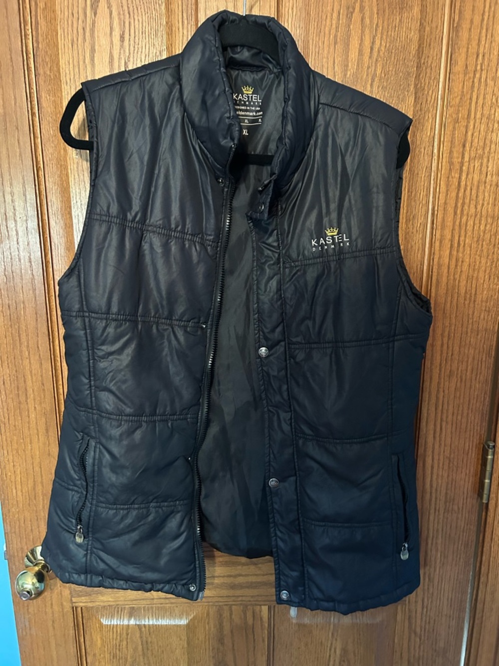 Kastel Black Quilted Puffer Vest – Women's